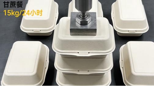 测试一款甘蔗浆餐盒的“极限之旅”（暴力配送版）