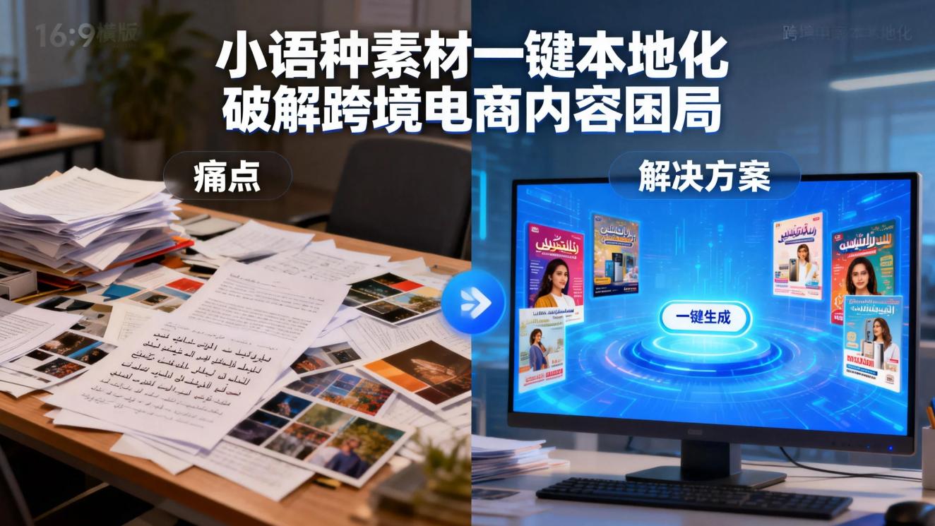 小语种素材一键本地化 破解跨境电商内容困局