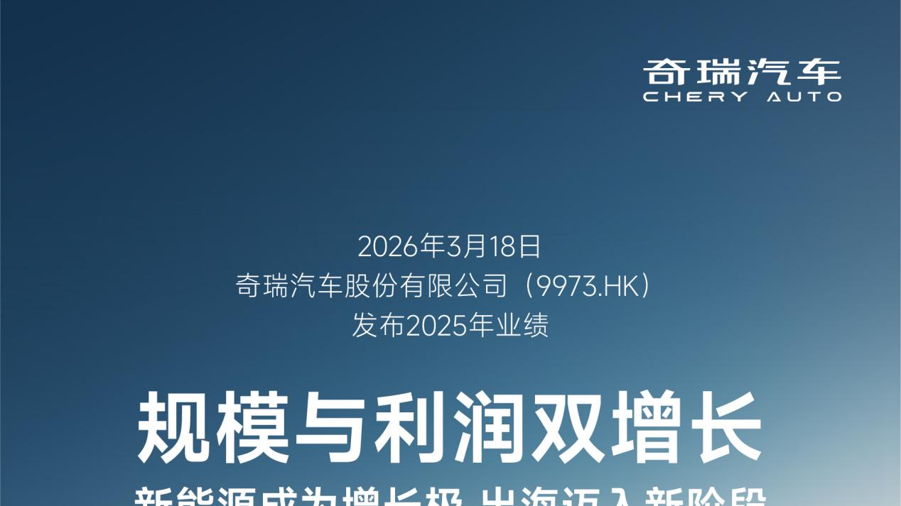 结构重塑与价值跃升：解码奇瑞汽车海外营收破半的“新引擎”