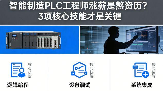 智能制造PLC工程师涨薪是熬资历？核心技能才是关键