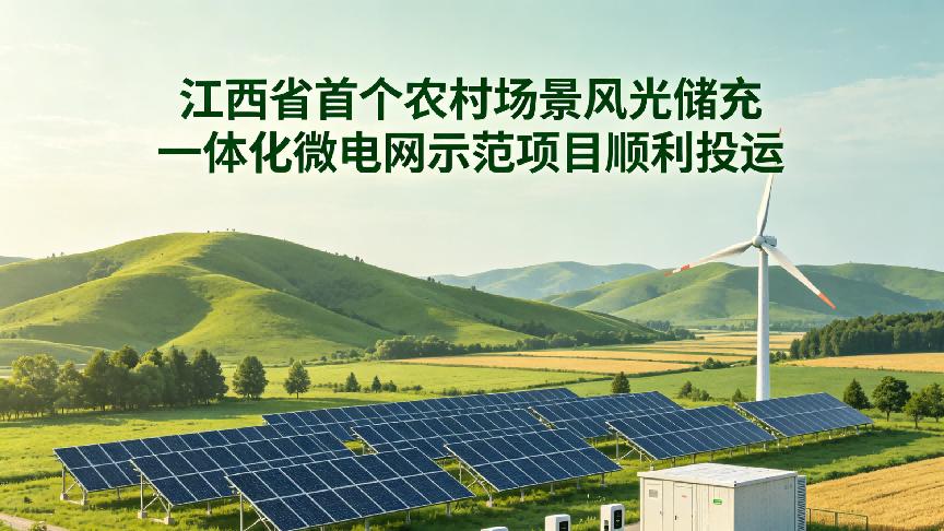 从工业园区到赣南革命老区山村，江西首个农村微电网投运