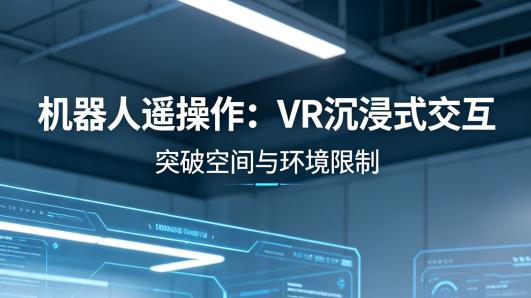 VR赋能机器人行业：内容开发者的合作新赛道与实操方向