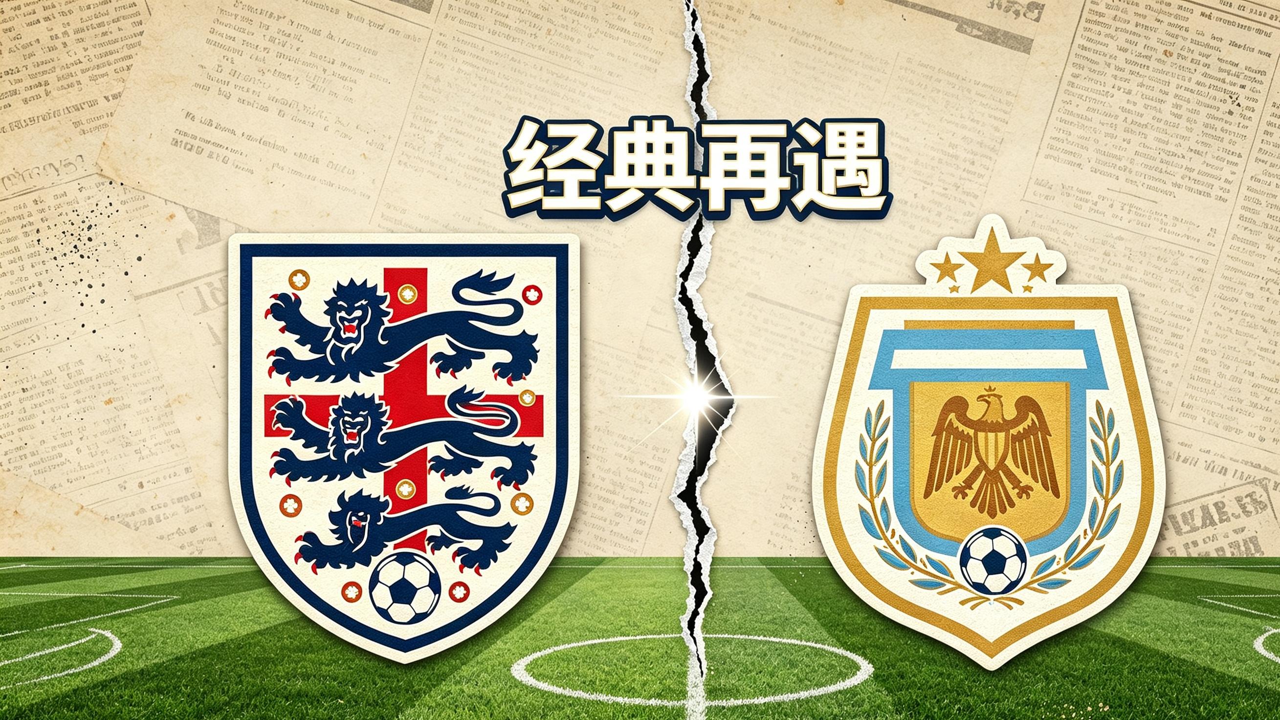 英格兰VS阿根廷，三狮斗雄鹰，世界杯终极恩怨局