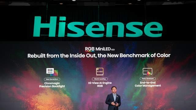海信CES首发玲珑四芯架构，RGB-Mini LED技术实现三大突破
