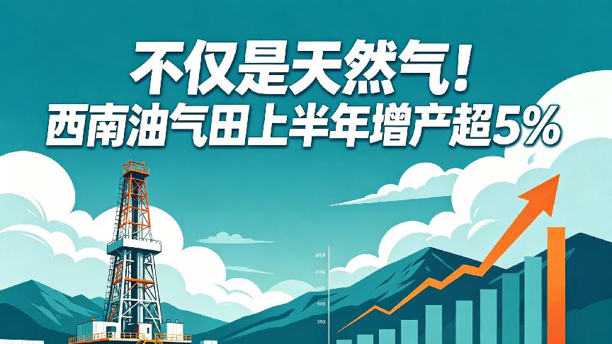 不仅是天然气！西南油气田上半年增产超5%