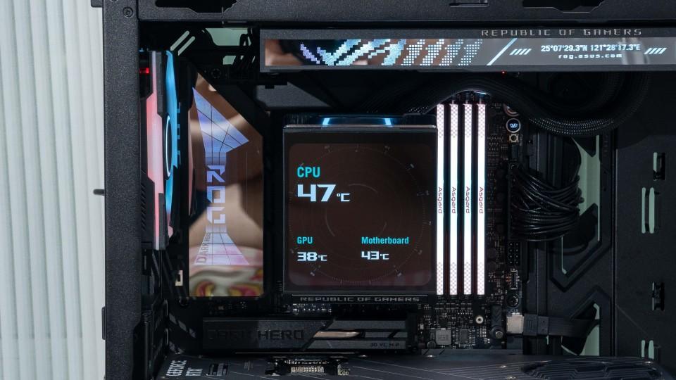 256GB 女武神赛车橙+ROG 幻世神 + ROG X870E DARK HERO 装机分享