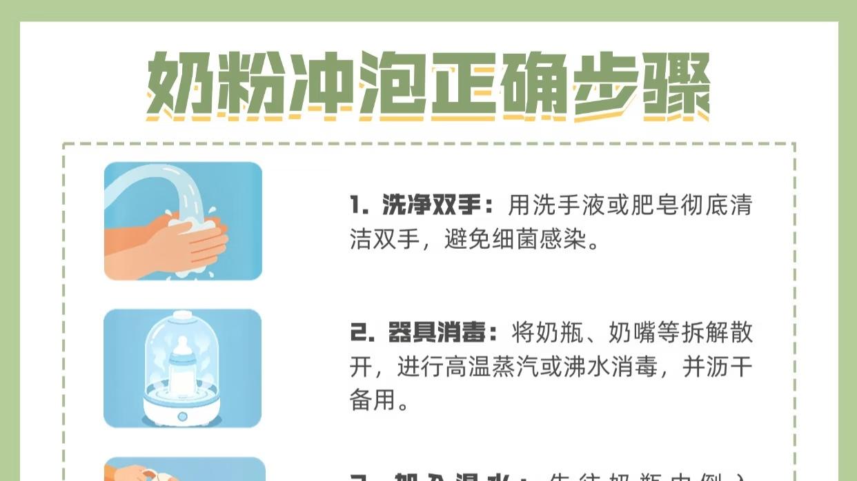 新手爸妈收藏！泡奶六步法+避坑指南