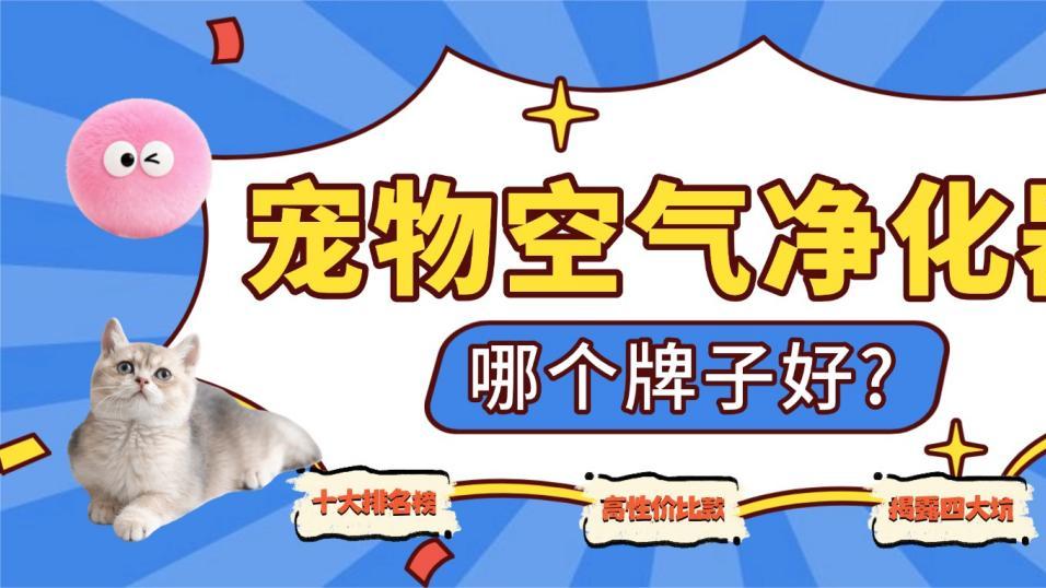 宠物空气净化器哪个牌子好? 2026年十大排名榜产品分享高性价比款