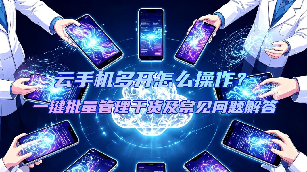 云手机多开怎么操作？一键批量管理干货及常见问题解答