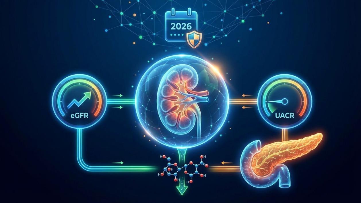 糖尿病伤肾是宿命？美国糖尿病协会发布《2026年糖尿病诊疗标准》：守住这2个指标，远离透析