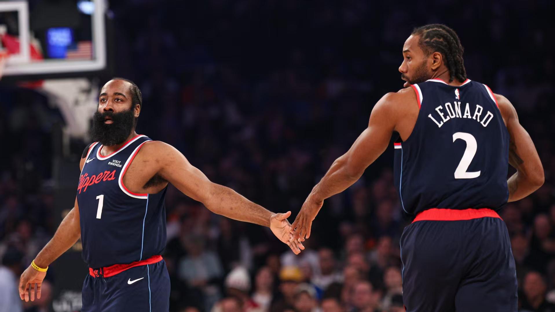 快船客场擒爵士豪取三连胜，哈登掌舵逆转战局