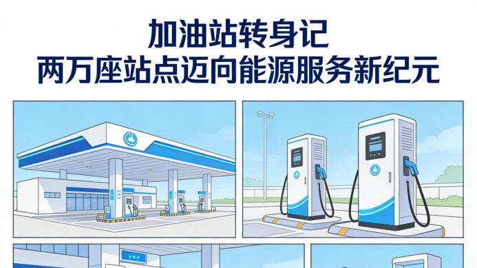 加油站转身记 两万座站点迈向能源服务新纪元