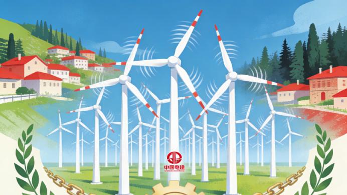 一带一路再树丰碑：中国电建零事故标准交付外高加索最大风电项目