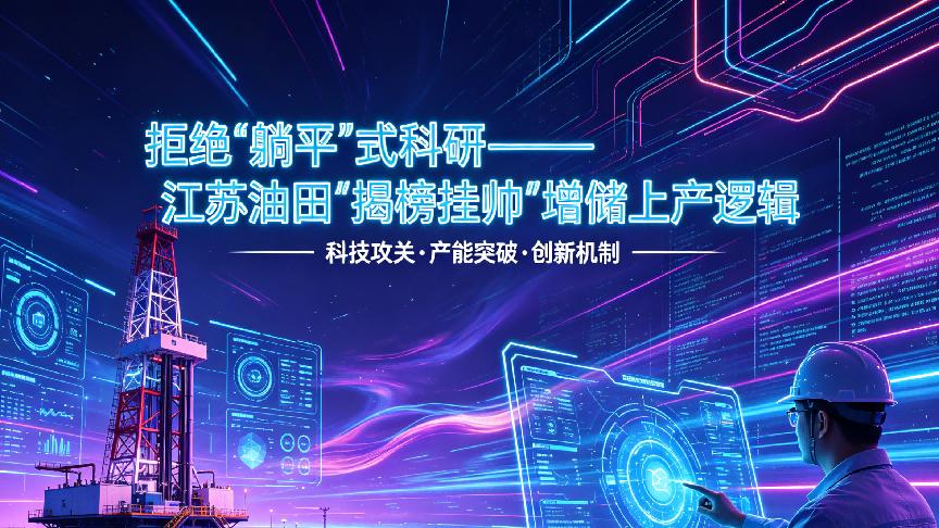 拒绝“躺平”式科研，江苏油田“揭榜挂帅”背后的增储上产逻辑