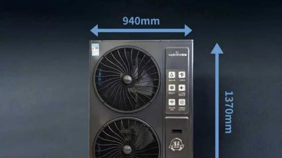 省空间更省心！小松鼠空气能畅享系列，普通空调位照样装！