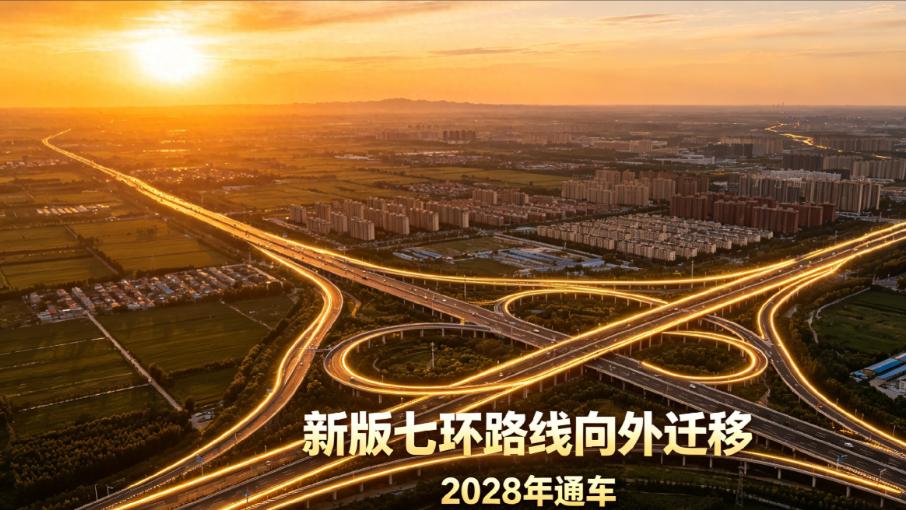 新大外环高速终于外迁了｜廊涿段拓宽八车道有了新动静｜大车要绕路