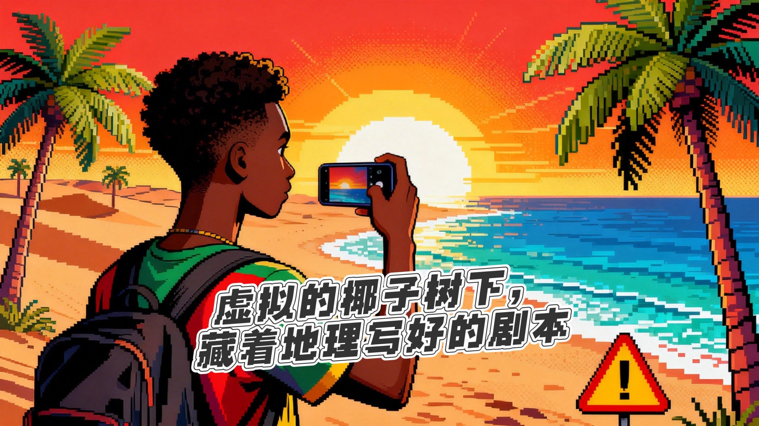 距海最远国狂P椰子树：撒哈拉青年的"数字渡海"奇观