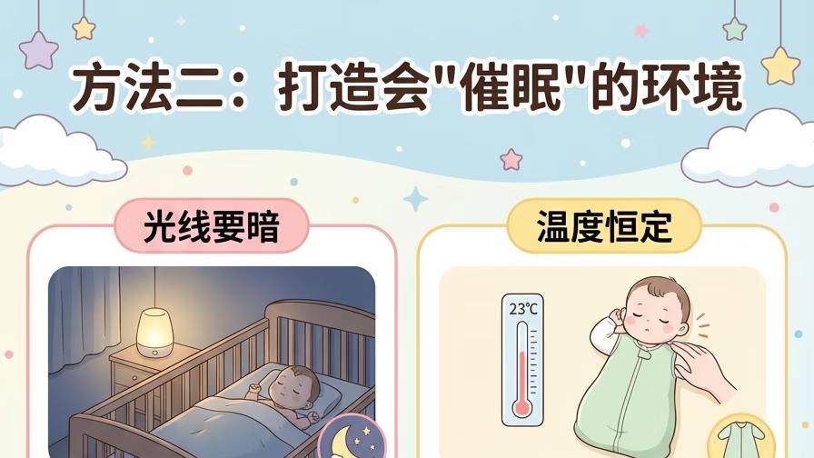 宝宝自主入睡方法，戒掉奶睡抱睡