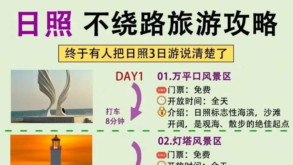 4月份游玩，日照不绕路旅游攻略