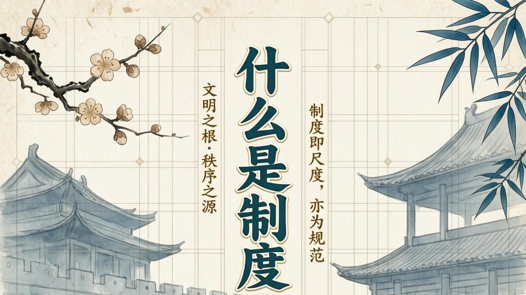 什么是“制度”？