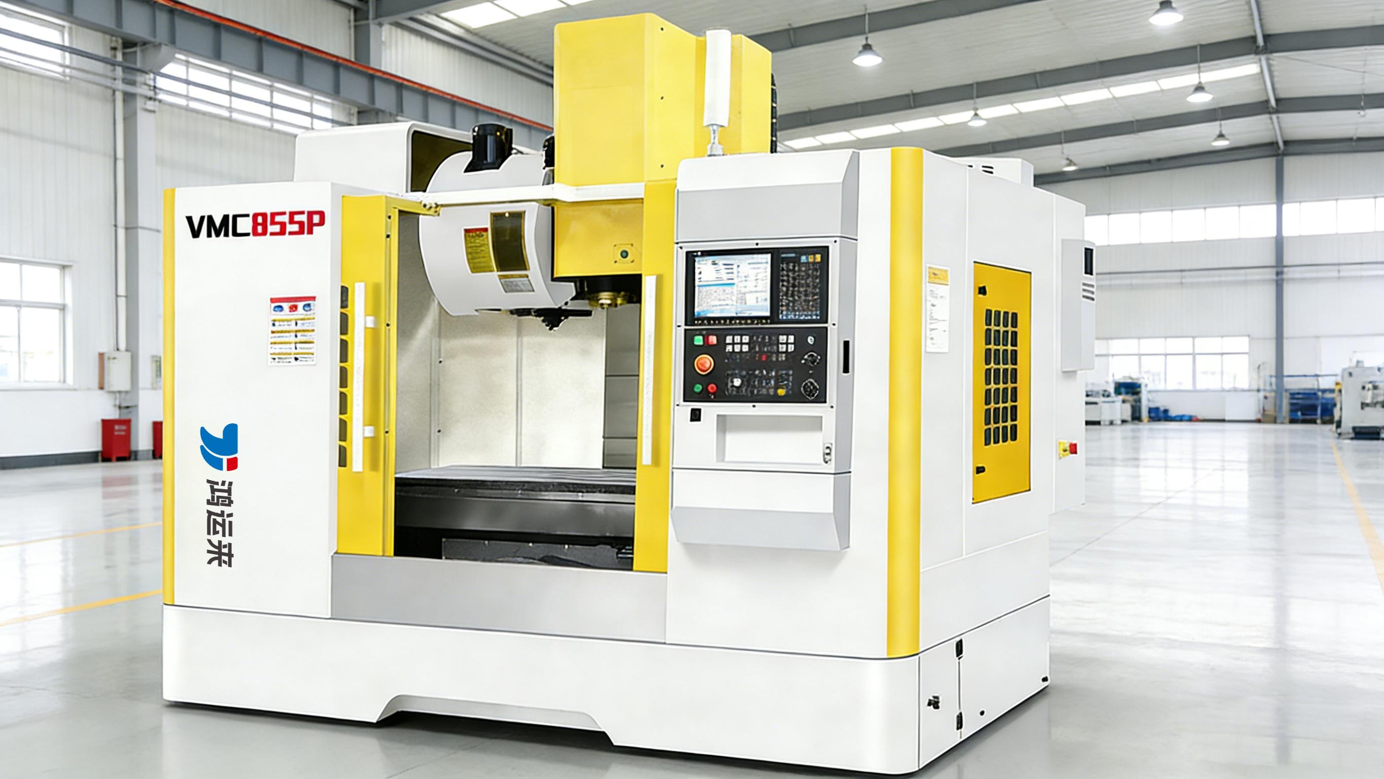鸿运来VMC855P高端款：重切效率翻倍，年省4万元——精密加工的革命性升级