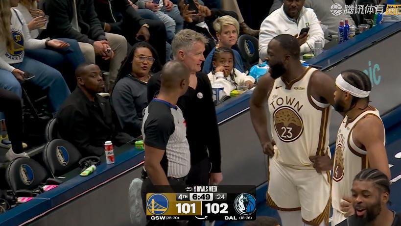 勇士憾负！库里38+4，弗拉格22+11，赛后基德走过去，一把抱住库里
