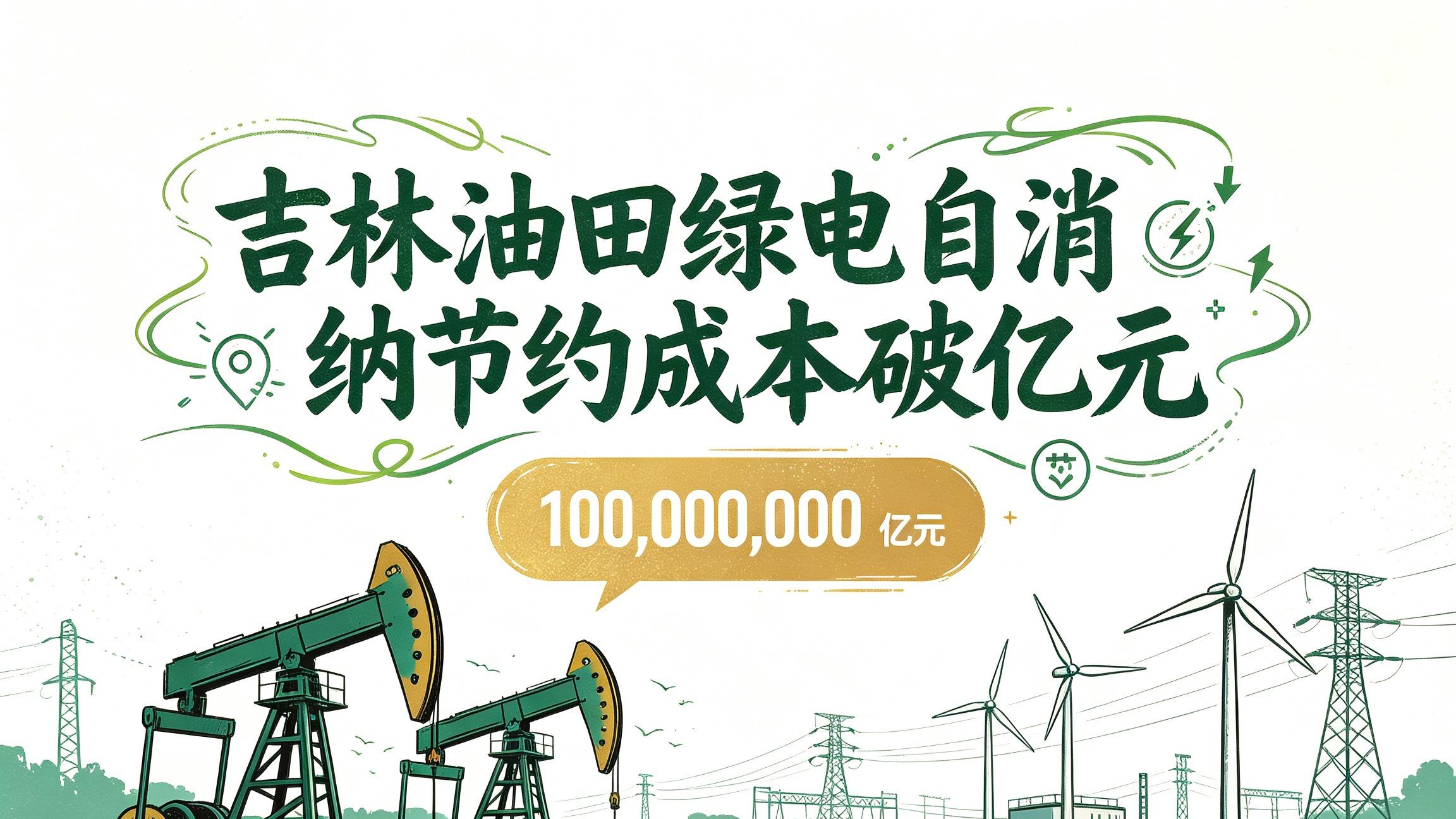 采了60年油，吉林油田靠风车和光伏省下1个亿