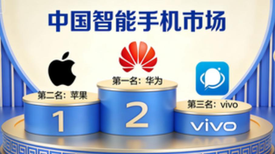 华为手机登顶，但真能啃动苹果吗？