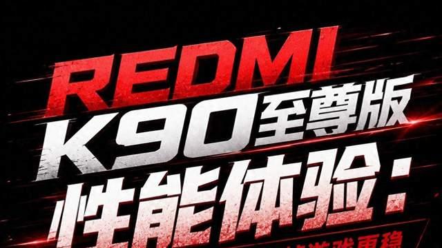 REDMI K90至尊版定档：6月30日亮相！