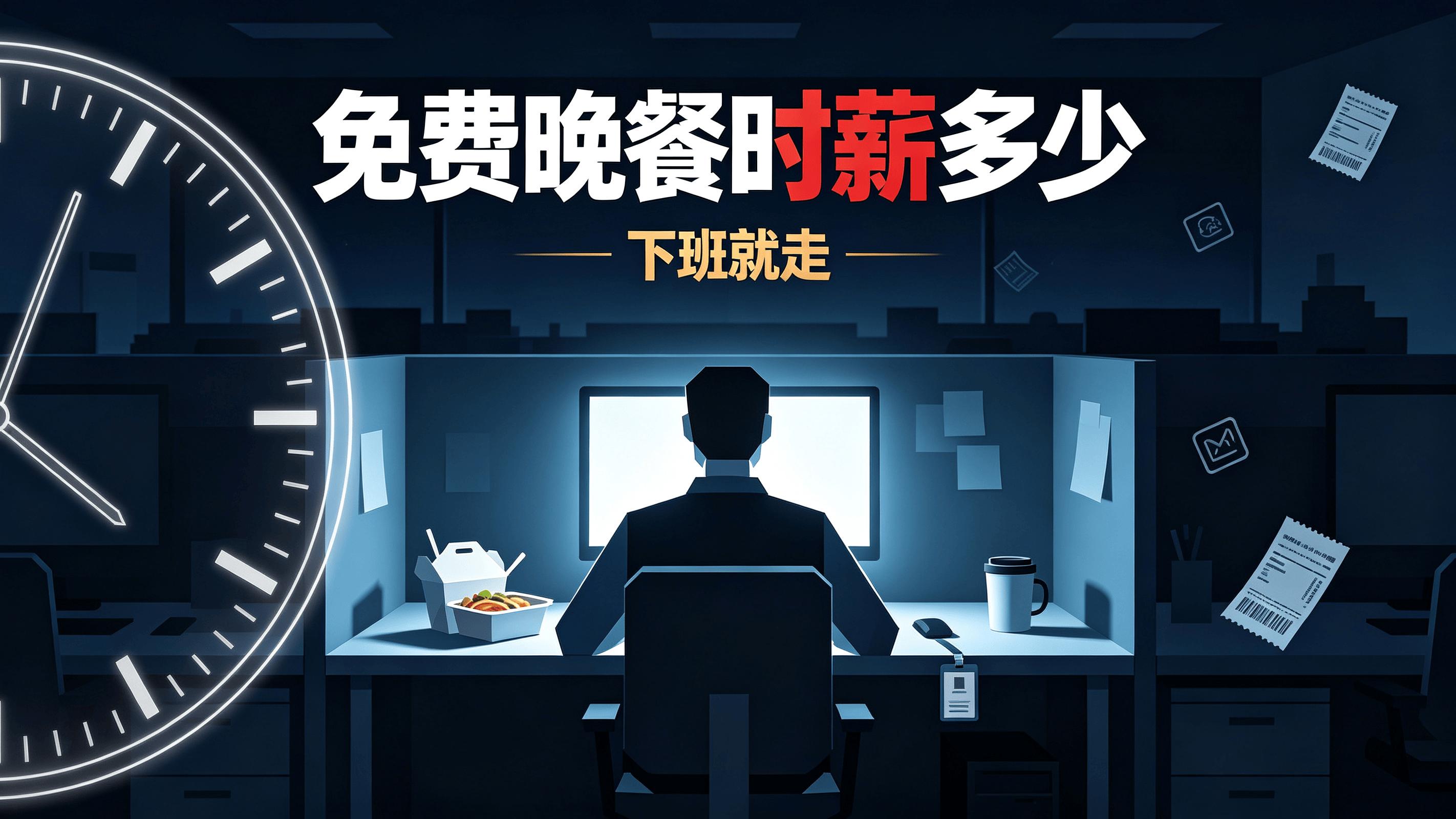 每天那顿免费晚餐，你计算过它折合多少时薪吗？