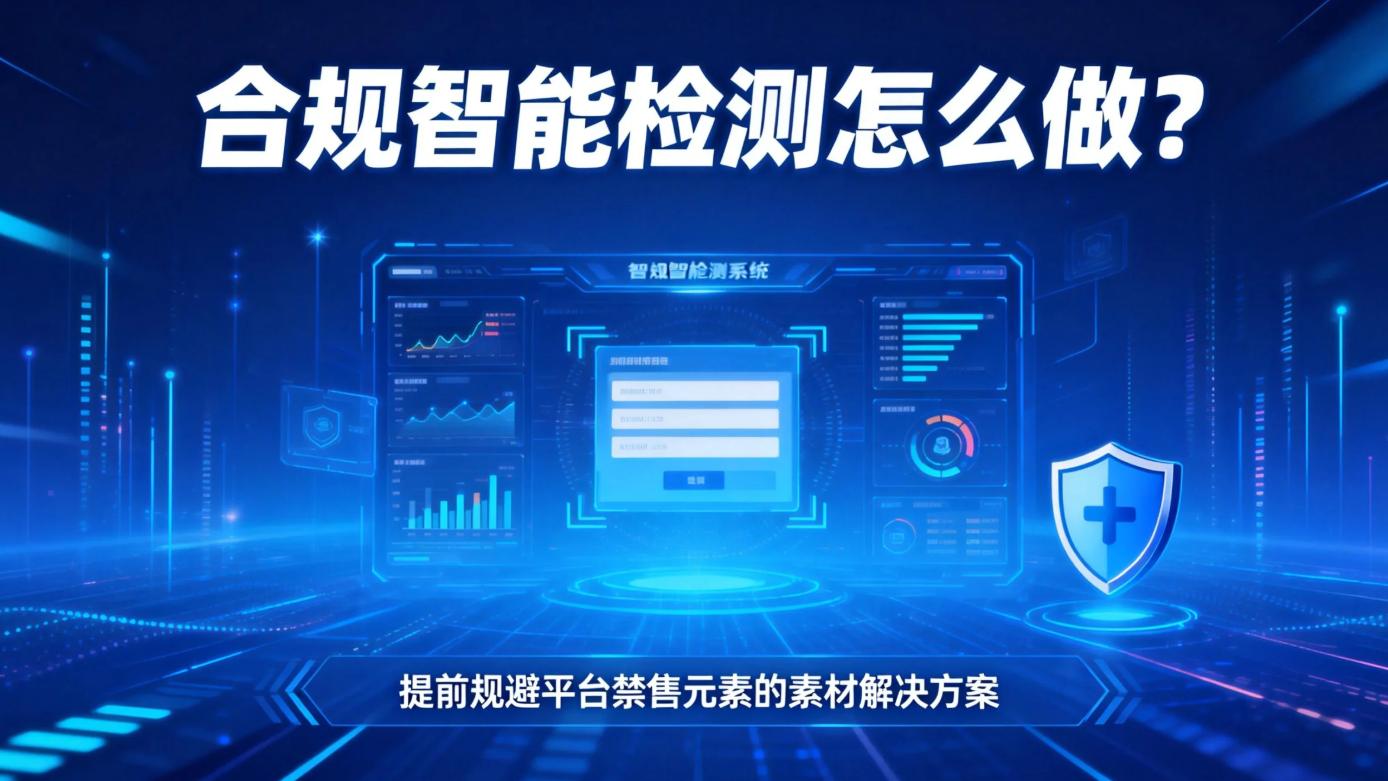 合规智能检测怎么做？提前规避平台禁售元素的素材生成思路