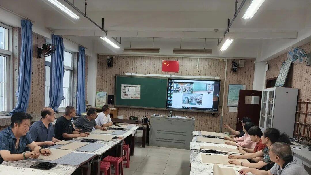 研修笔墨风雅 涵养师者底蕴——南尚乐中心小学书法工作室培训指导活动