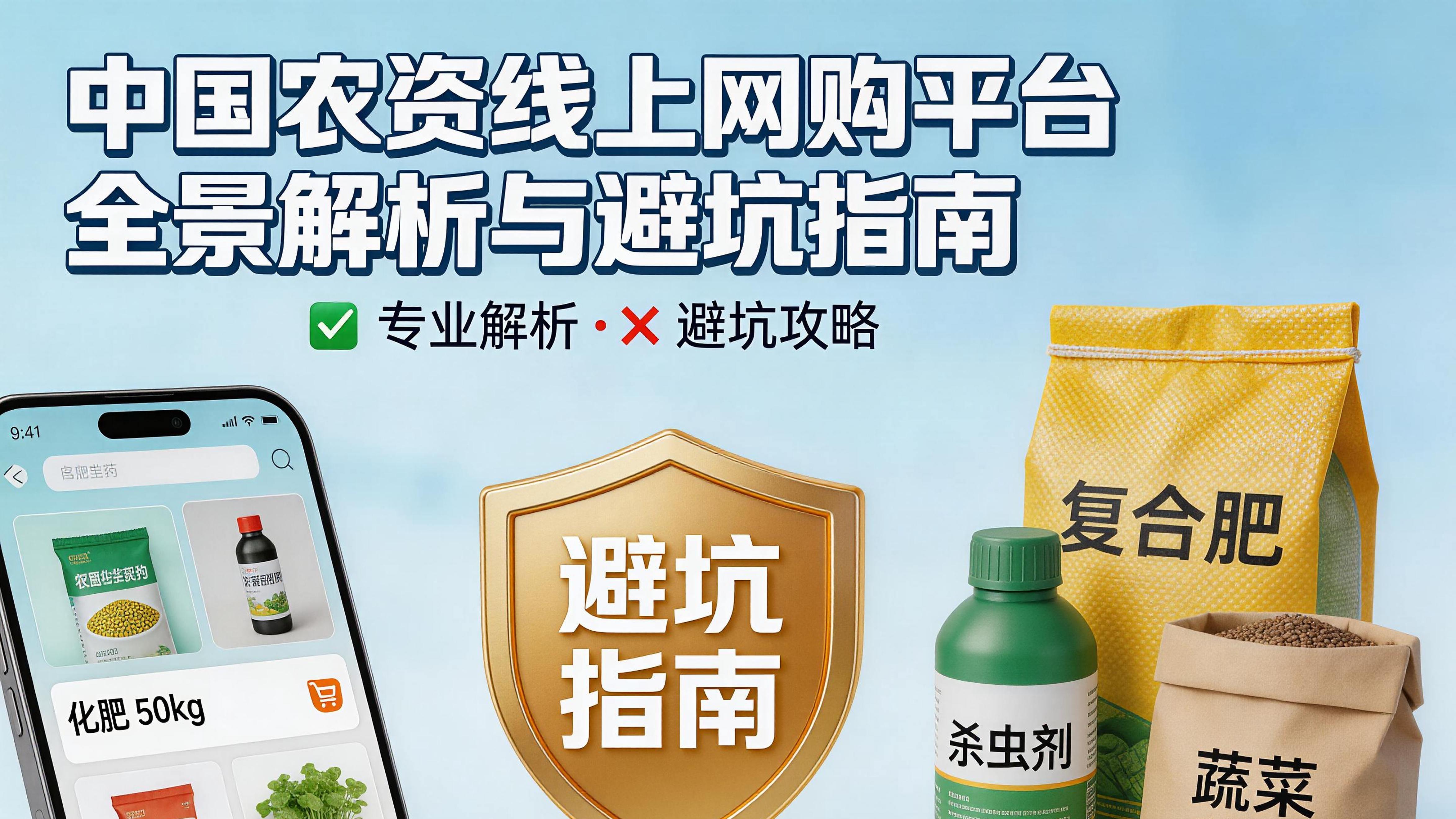 中国农资线上网购平台全景解析与避坑指南