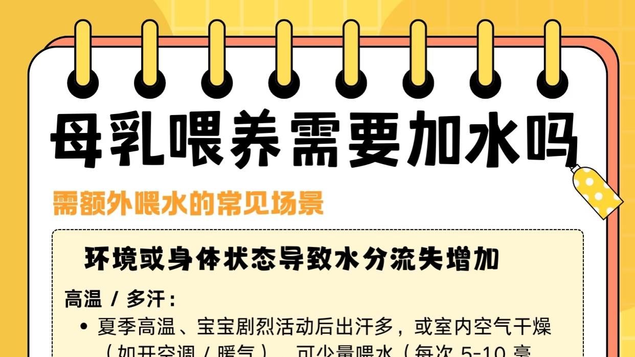 纯母乳喂养要喂水吗？