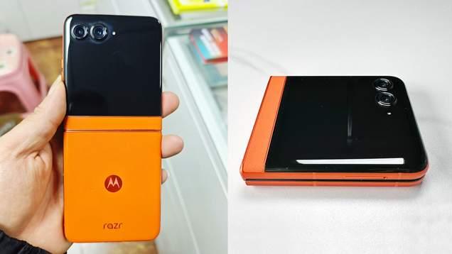 更好看的MOTO折叠屏手机，188克超轻薄造型，外屏能独立运行APP