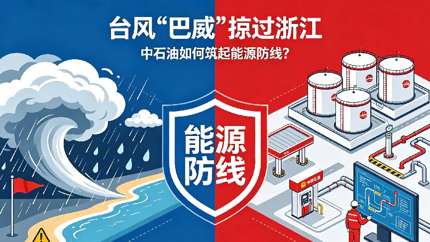 台风“巴威”掠过浙江，中石油如何筑起能源防线？