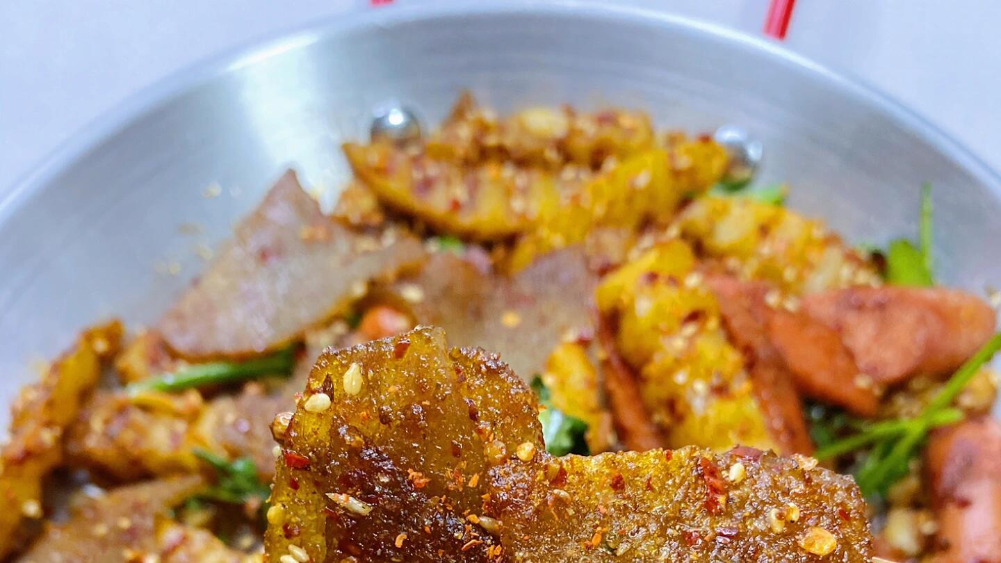 苕皮加土豆，比路边摊还好吃的神仙搭配