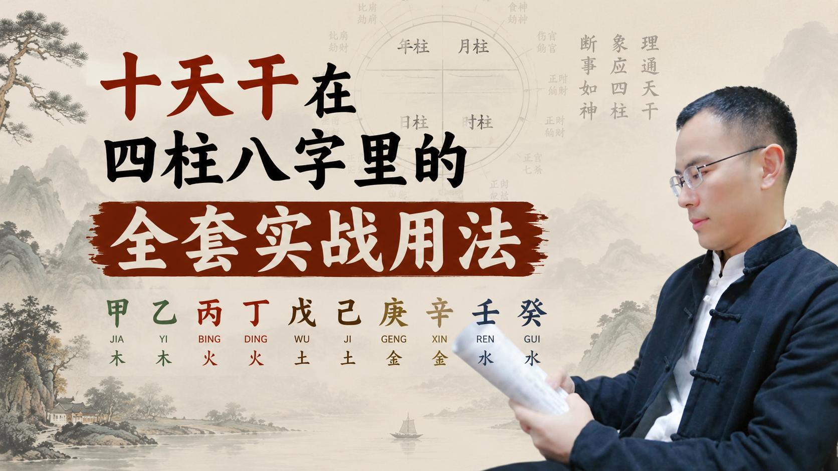 十天干在四柱八字里的全套实战用法