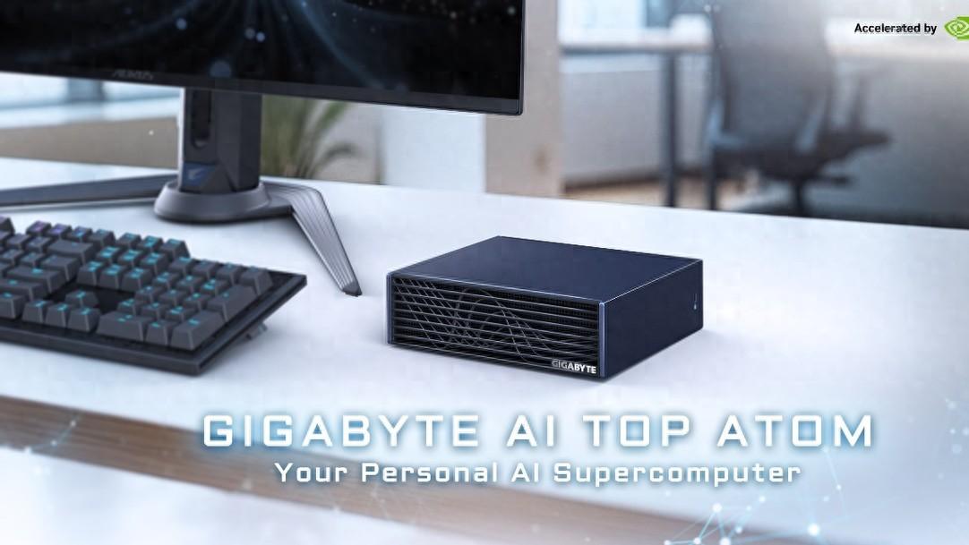 技嘉AI TOP ATOM搭载AIMA，桌面级AI开箱即用