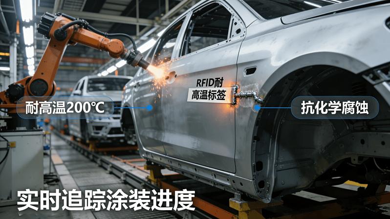 跨越“数据断层”：耐高温RFID如何重塑喷涂工艺