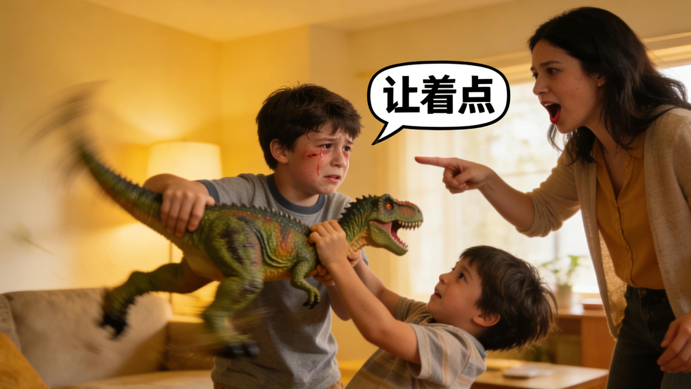 二胎家庭的大坑：让大的让着小的。你以为在教分享，其实在毁手足情