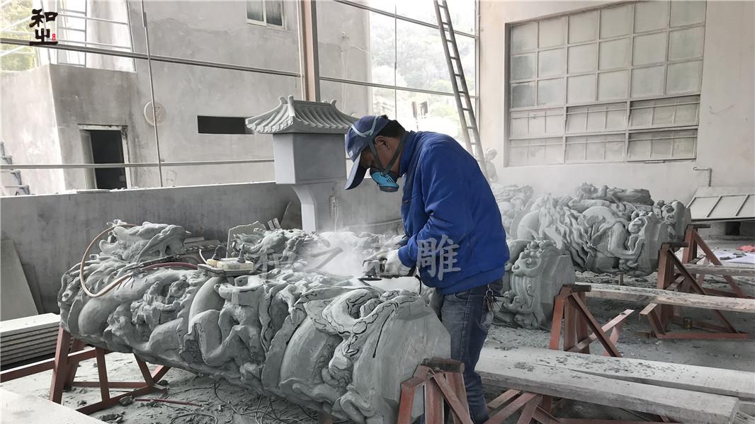 传统石雕龙柱的雕刻技法详解