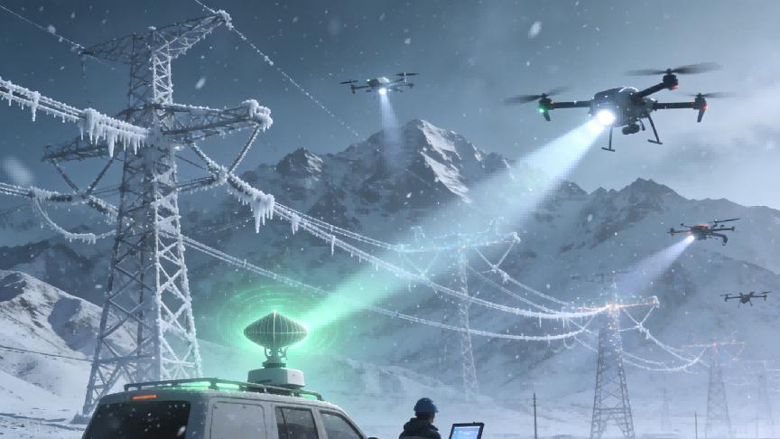 极寒大考进行时：新疆送变电公司立体巡检，守护天山电力巨龙！