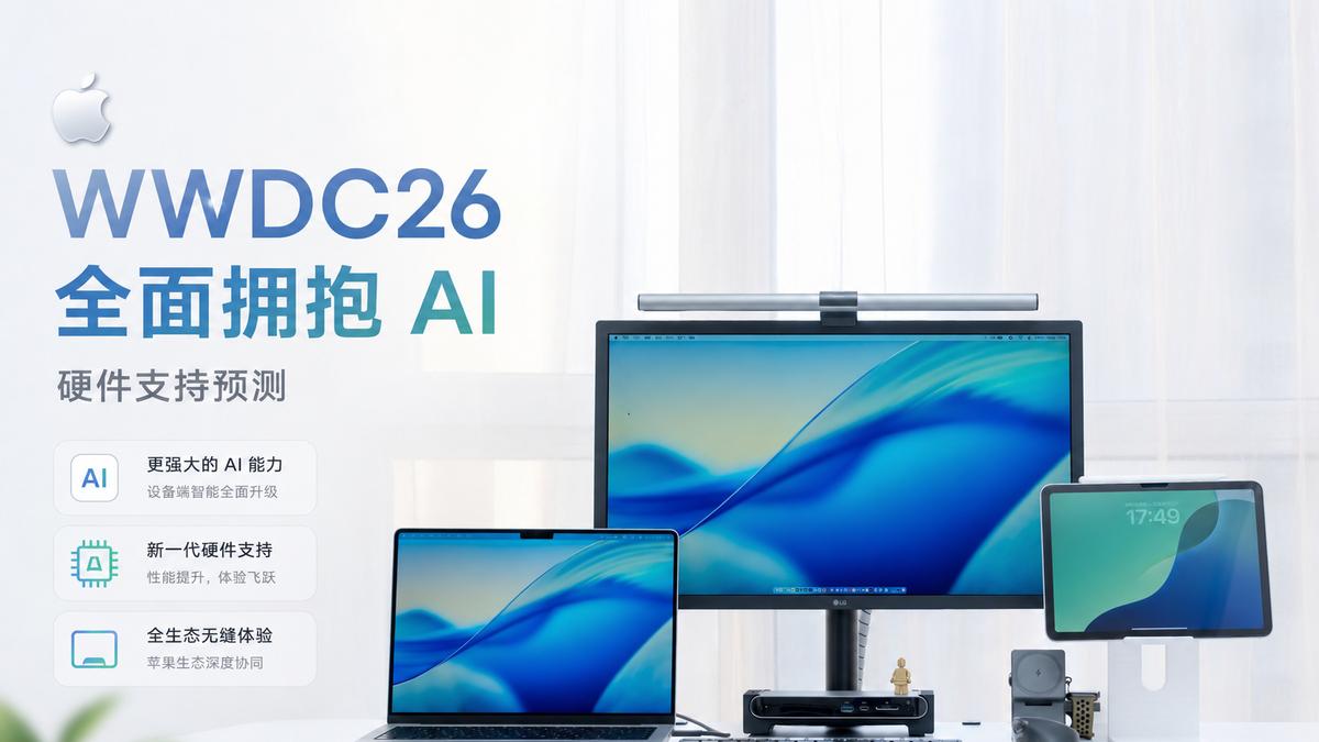 WWDC26 苹果 AI 大爆发！这些旧设备或将彻底被淘汰
