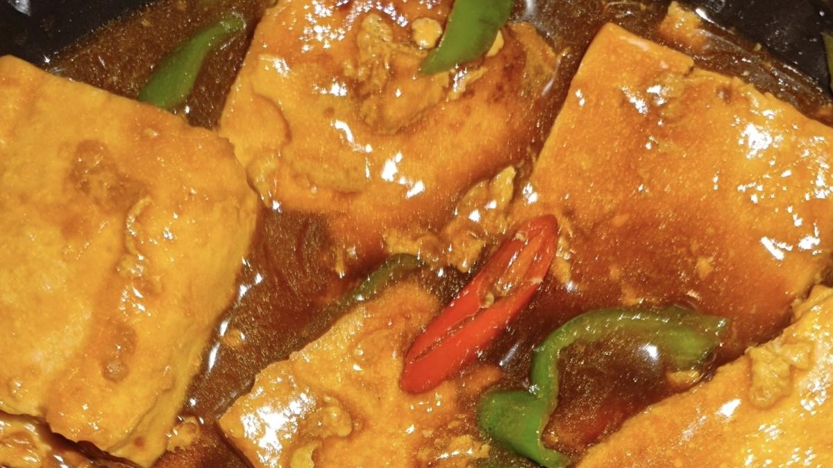 0失败！吸汁版！家常青椒豆腐