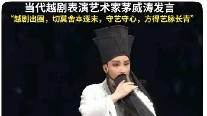 评茅威涛老师的发言