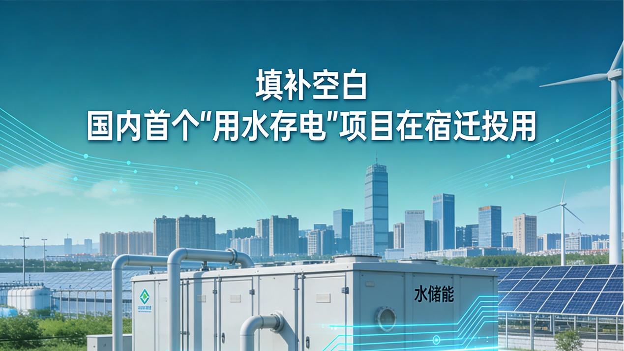 江苏这个小城，造出了国内首个“用水存电”项目