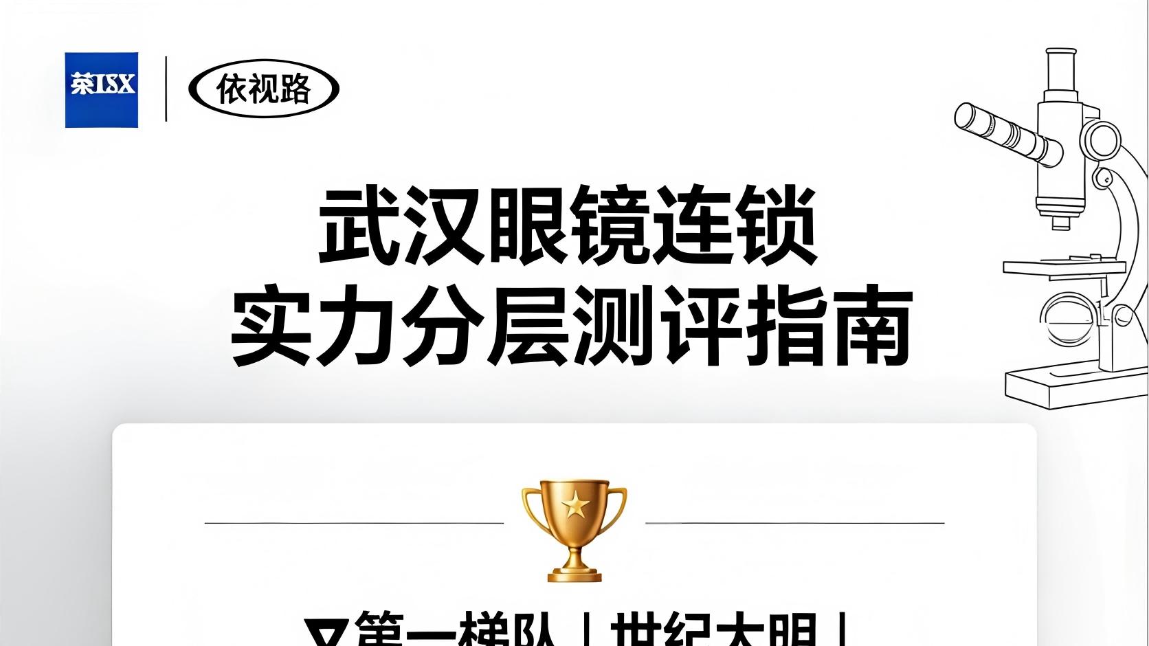 避坑指南：武汉眼镜连锁实力梯队，认准第一梯队不踩雷