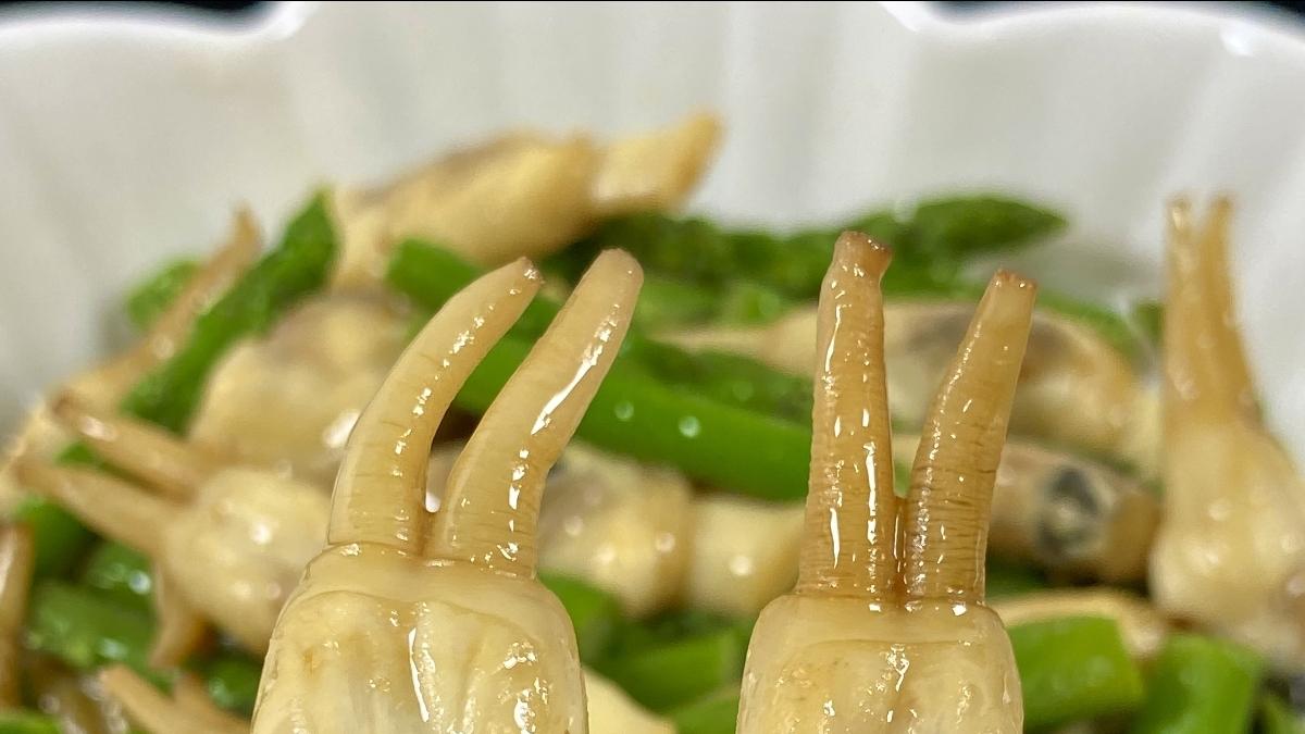 春鲜双绝，一口入魂的蛏子芦笋