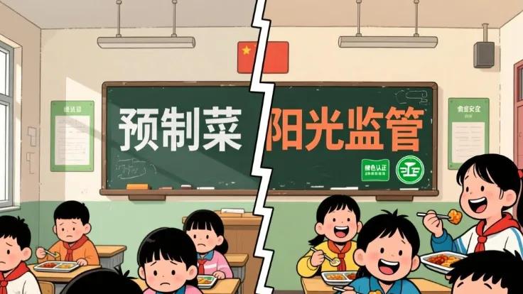 提议预制菜进学校？我不反对，就问一句：敢公开透明不？